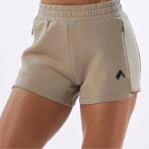 Women's Beige Athletic Shorts